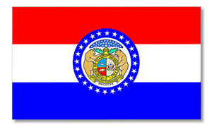 Missouri MO State Flag Car Truck Window Bumper Laptop Cooler Cup Sticker Decal - OwnTheAvenue
