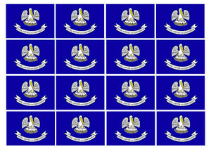 Louisiana LA Flag 12 Pack Lot of Vinyl Stickers - 2" Inches Each - OwnTheAvenue