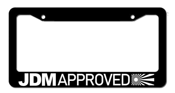 JDM APPROVED Drag Drift Drifting Racing Low Funny License Plate Frame - OwnTheAvenue