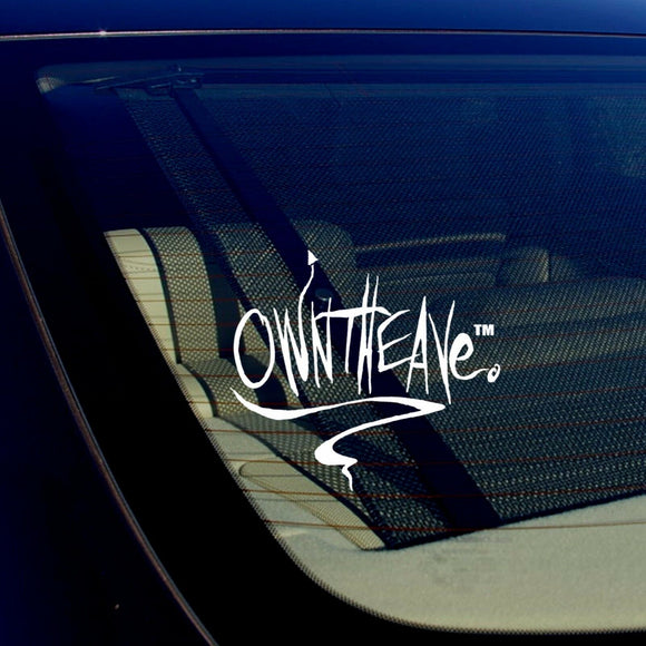 JDM OwnTheAve. Vinyl Decal Sticker Drifting Racing Punk Cursive Style 5