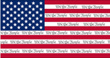 We The People American USA Flag Truck Laptop Car Window Bumper Sticker ModelG74