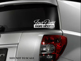 Four Doors More Whores Vinyl Sticker Decal 6" JDM Sedan Low Funny Dope (4Doors) - OwnTheAvenue