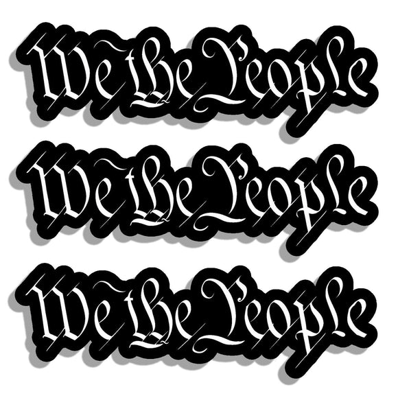 x3 We The People Constitution American Pro Vinyl Decal Sticker 6