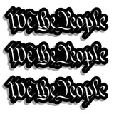 x3 We The People Constitution American Pro Vinyl Decal Sticker 6" #DigiPrnt