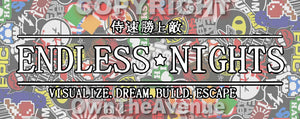 Endless Nights Japanese Sticker Bombing Decal JDM Drift Race Low 7.75" - OwnTheAvenue
