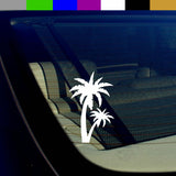 Palm Tree Duo Decal Car Window Island Tropical Beach Sticker Paradise Ocean #D32 - OwnTheAvenue