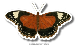 Vintage Style Butterfly Car Truck Bumper Window Cup Vinyl Decal Sticker VBlkWtOr - OwnTheAvenue