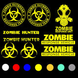 Zombie Response Team Vehicle Decal Sticker Kit Pack Lot of 10 Choose color (zP) - OwnTheAvenue