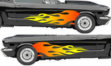 Hot Rod Flames Fire Bopper Chopper Car Truck Auto Vinyl Decal Sticker - OwnTheAvenue