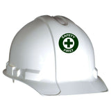 (2) Safety First Hard Hat Sticker/Decals Construction Helmet - OwnTheAvenue