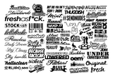 JDM Sticker Pack Tuner Vinyl 25 RANDOM Stickers You Choose Color (Tgish+SH) - OwnTheAvenue