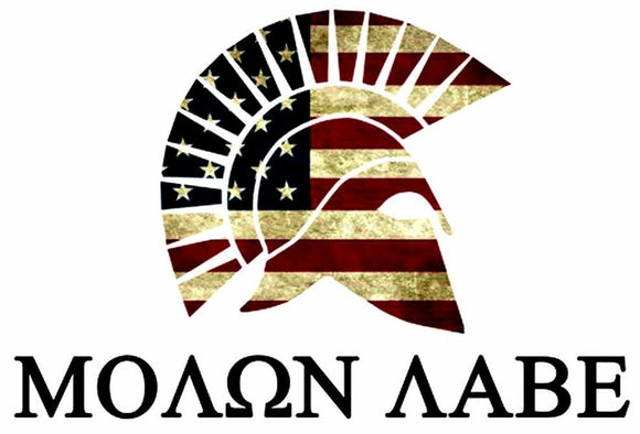 Molon Labe Sticker Decal Greek Come and take them 300  (Molon 8