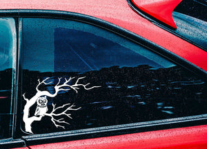 Owl Bird Animal JDM Drifting Drift Dope Die Cut Window Car Vinyl Decal Sticker