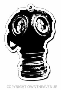 Gas Mask Street Art JDM Hot Rod Drift Drifting Racing Drag Vinyl Sticker - OwnTheAvenue