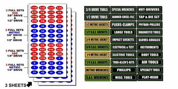 Master Mechanic Labels Stickers For Drivers And Tool Box Drawers Vinyl Decals - OwnTheAvenue