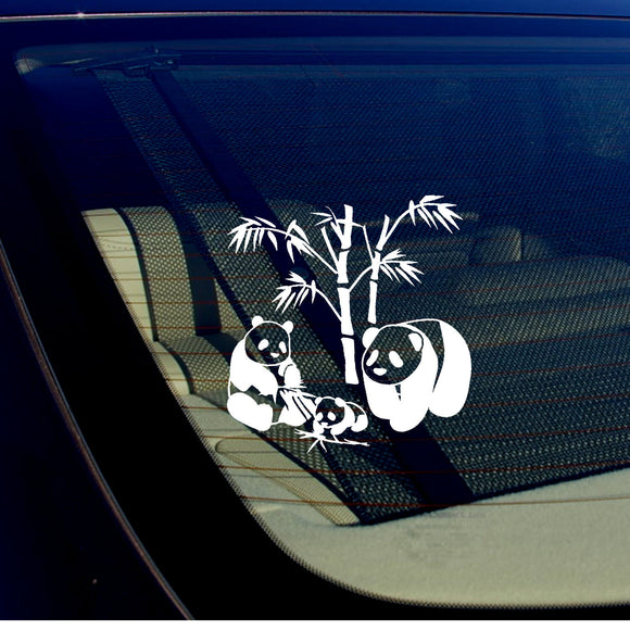 Panda Vinyl Decal Sticker Car Window Bumper Wall Bear Cute JDM Euro 7.5