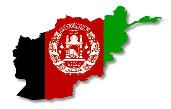 Afghanistan Country Flag Outline Car Truck Window Bumper Laptop Sticker Decal 4