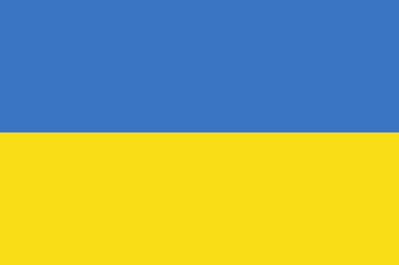 Set Of 2 Ukraine  Flag Sticker Decal Vinyl  Bumper Ukrainian Car Truck Window - OwnTheAvenue