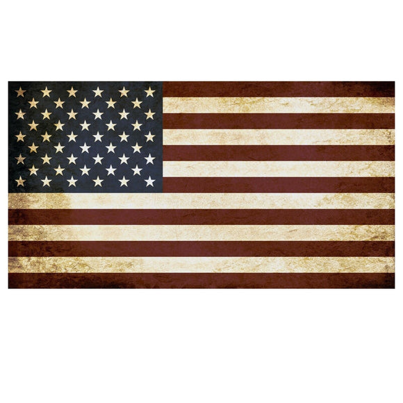 USA American Flag Tattered United States Flag Decal Sticker Auto Bumper 5
