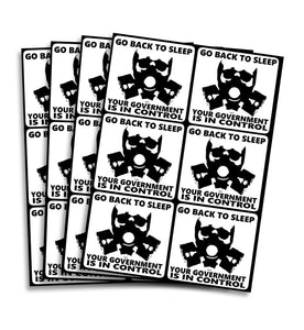 Government 25-1000 Pack Stickers labels illuminati conspiracy nwo anarchy funny