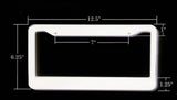 JDM Stay Humble Drag Drifting Racing Bold White License Plate Frame Red Art - OwnTheAvenue