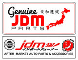 Genuine JDM Parts Japanese Kanji Racing Drifting Turbo Lowered Stickers 2 Pack