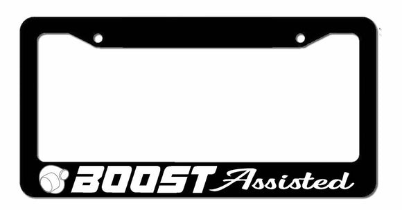 Boost Assisted Turbo Boosted Drag Drifting Drift Racing JDM License Plate Frame