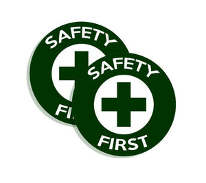 (2) Safety First Hard Hat Sticker/Decals Construction Helmet - OwnTheAvenue