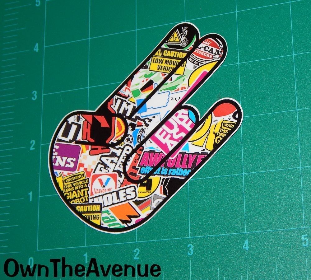 Shocker Sticker Bomb JDM Vinyl Decal OG Drift Dope 4.5