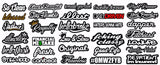 JDM 120+ Car Sticker Decal Wholesale Pack Lot Tuner Funny Drift Race (OSSCTSBR) - OwnTheAvenue