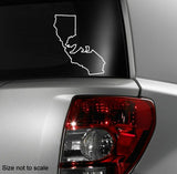 California Bear OG Logo Vinyl Sticker Decal JDM (CaliBear4"State) - OwnTheAvenue