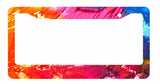 Paint Splatter Abstract Art License Plate Frame DIY - OwnTheAvenue