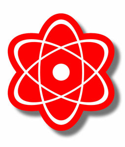 Atom Sticker Science Electrons Teacher STEM Energy Chemistry Vinyl Sticker - OwnTheAvenue