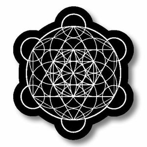 Merkaba Leaf Sacred Geometry Kabbalah Math Wicca Magic Decal Sticker 3.75" - OwnTheAvenue