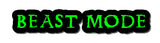 Beast Mode JDM Drift Race Off Road Funny Decal Sticker 6" Inches Long - Model: 839B3 - OwnTheAvenue