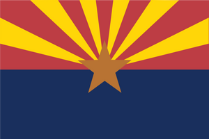 Arizona AZ Flag Vinyl Sticker - Choose Your Size