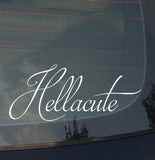 Hellacute Cute Girlie Girl Lady JDM Vinyl Decal Sticker Low 8" Inches - OwnTheAvenue