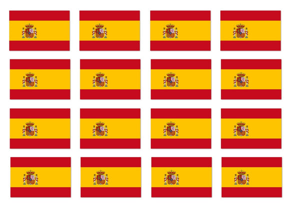 x12 Spain Spaniard Country Flag Car Truck Window Bumper Laptop Sticker Decal 2