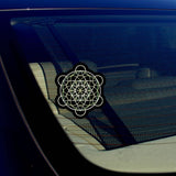 Merkaba Leaf Sacred Geometry Kabbalah Math Wicca Magic Decal Sticker 3.75" - OwnTheAvenue