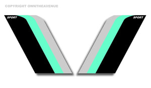 Universal Sport Stripe Side Door Car Truck Racing Vinyl Decal Sticker - OwnTheAvenue