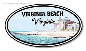 Virginia Beach, Virginia Souvenir Gift Car Truck Bumper Vinyl Sticker Decal 4"