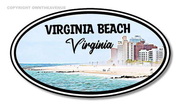 Virginia Beach, Virginia Souvenir Gift Car Truck Bumper Vinyl Sticker Decal 4