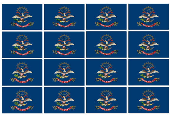 x12 North Dakota ND Flag Car Truck Window Bumper Laptop Vinyl Sticker Decal 2