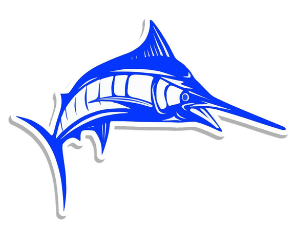 Swordfish Saltwater Sticker Fishing Cup Laptop Car Vehicle Window Bumper Cooler - OwnTheAvenue