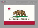 California Sticker State Flag Bear Decal Golden State Los Angeles 4" Model: 0939