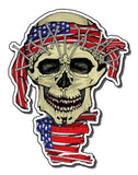 Rat Rod Hot Rod Sticker Skull Distressed Flag Motorcycle Vintage Racing Tools 5" - OwnTheAvenue
