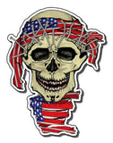 Rat Rod Hot Rod Sticker Skull Distressed Flag Motorcycle Vintage Racing Tools 5" - OwnTheAvenue