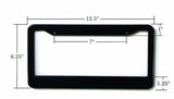 Support Dispatcher Police License Plate Frame Thin Gold Line Emergency - OwnTheAvenue