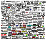 JDM 30 Random Car Stickers Decals Bulk Wholesale Pack Lot Race Drift Drag #G9D3 - OwnTheAvenue
