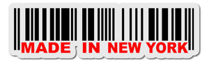 Made In New York NY Funny Car Truck Bumper Window Cup Cooler Vinyl Sticker Decal - OwnTheAvenue